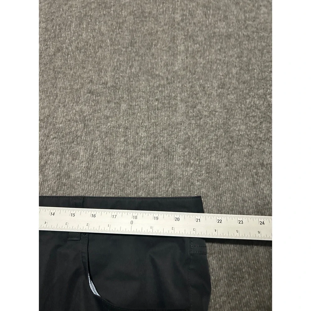 Peter millar eb66 chino pants mens black golf performance fit 42X32